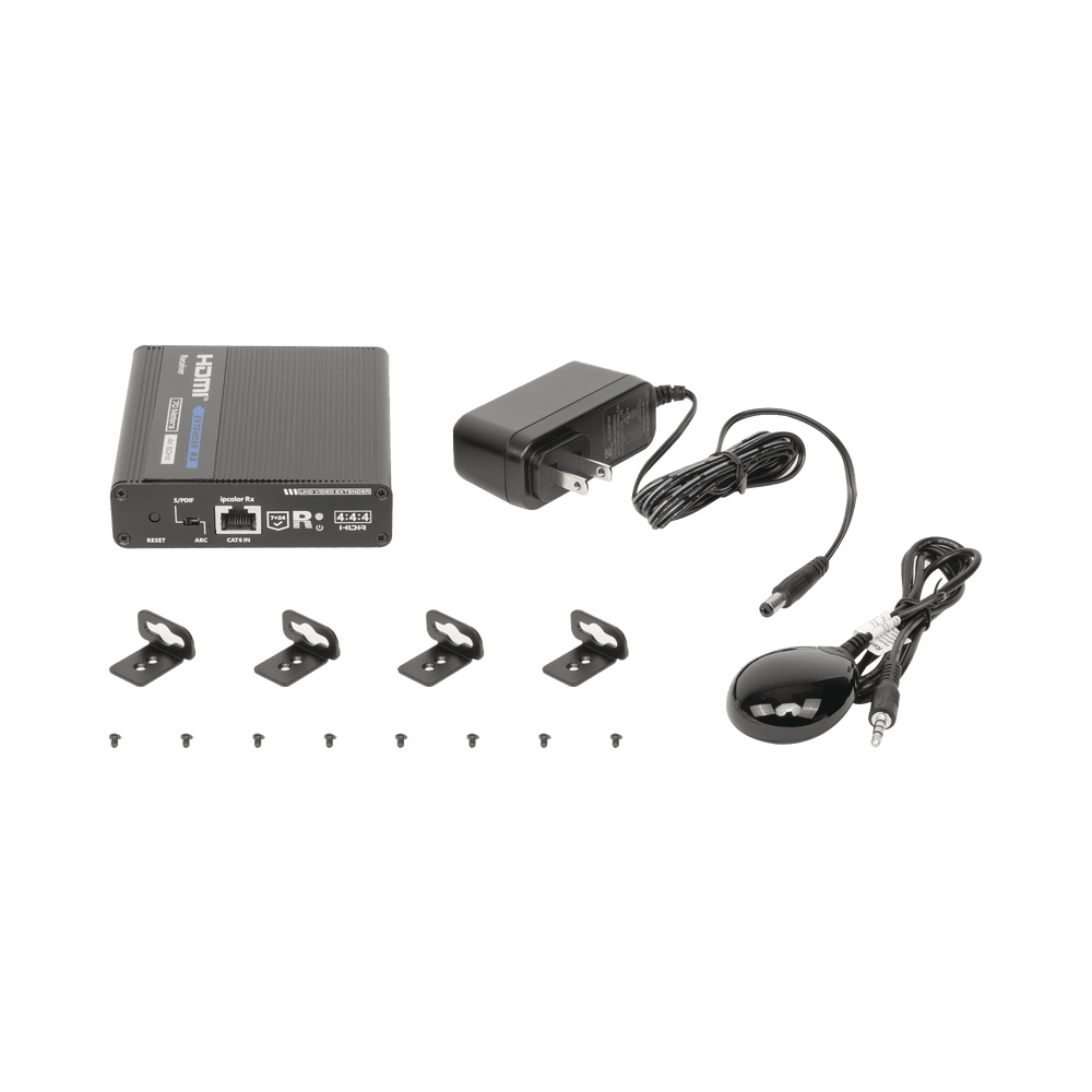 TT676RX-AD-3-l Receptor Compatible para Kits TT- 676 / 4K@60Hz con IR / Distancia de 70 Metros / Conexión en Cascada de hasta 10 Receptores con TT676. TT-676RX 4