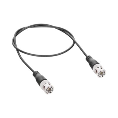 Cable Coaxial Armado con Conector BNC (Video) / Longitud de 0.6 Metros (1.97 Pies) / Optimizado para Cámaras 4K / Uso en Interior