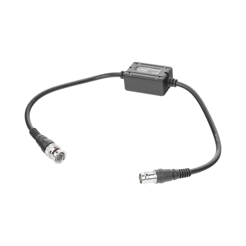 TTBNCISO-l AISLADOR DE TIERRA por BNC / ELIMINE eficazmente los problemas en el video como el RUIDO, DIAFONIA, INDUCCIÓN e INTERFERENCIAS causadas por los lazos de tierra. Compatible con cámaras HD-TVI/CVI/AHD/CVBS de hasta 2 MP. TT-BNC-ISO 1