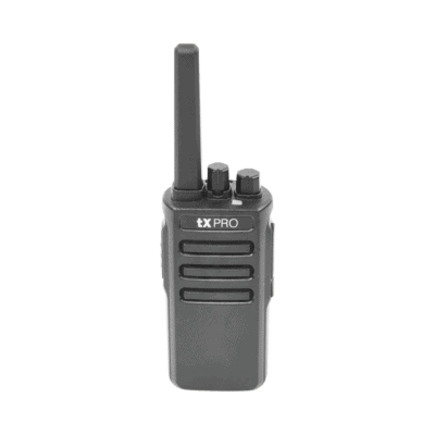 Radio Portátil UHF, 5W de Potencia, Scrambler de Voz, Alta Cobertura, 400-470 MHz, 16 canales preconfigurados