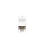 Jack Ultramax Cat6A, UTP, Montaje Híbrido en Placa de Pared (Plano y Angulado), Color Blanco, Punch Down U6AH02NS-AD-1-l