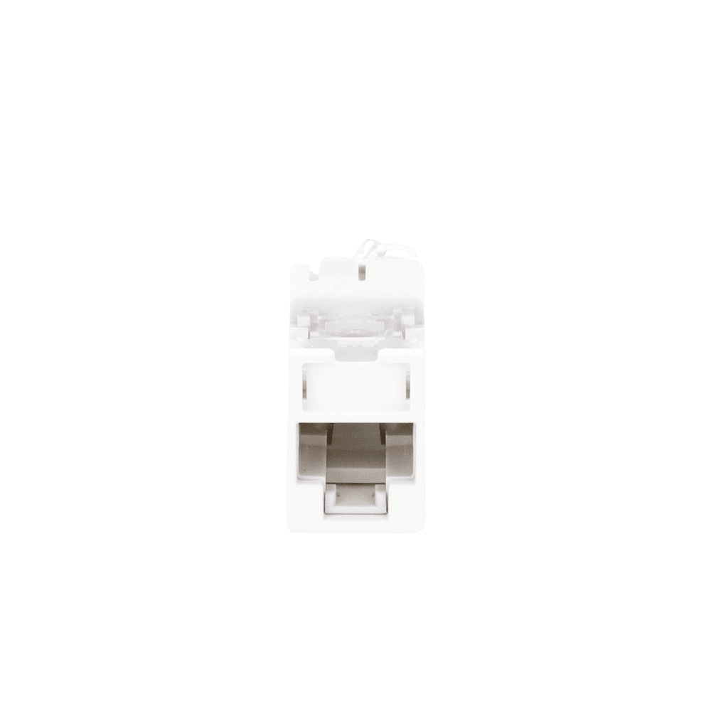 U6AH02NS-AD-1-l Jack Ultramax Cat6A, UTP, Montaje Híbrido en Placa de Pared (Plano y Angulado), Color Blanco, Punch Down U6A-H02NS 2