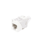 Jack Ultramax Cat6A, UTP, Montaje Híbrido en Placa de Pared (Plano y Angulado), Color Blanco, Punch Down U6AH02NS-AD-2-l