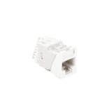 Jack Ultramax Cat6A, UTP, Montaje Híbrido en Placa de Pared (Plano y Angulado), Color Blanco, Punch Down U6AH02NS-AD-3-l