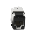 Jack Ultramax Cat6a, Utp, Tipo Keystone, Color Negro, Punch Down U6AK01NS-l