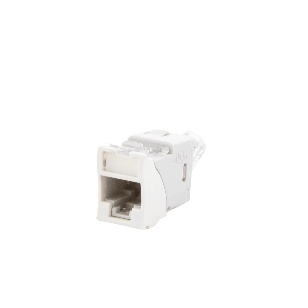U6H02NS-AD-1-l-1 Jack Ultramax Cat6, UTP, Montaje Híbrido en Placa de Pared (Plano y Angulado), Color Blanco, Punch Down U6-H02NS 2