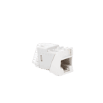Jack Ultramax Cat6, UTP, Montaje Híbrido en Placa de Pared (Plano y Angulado), Color Blanco, Punch Down U6H02NS-AD-2-l