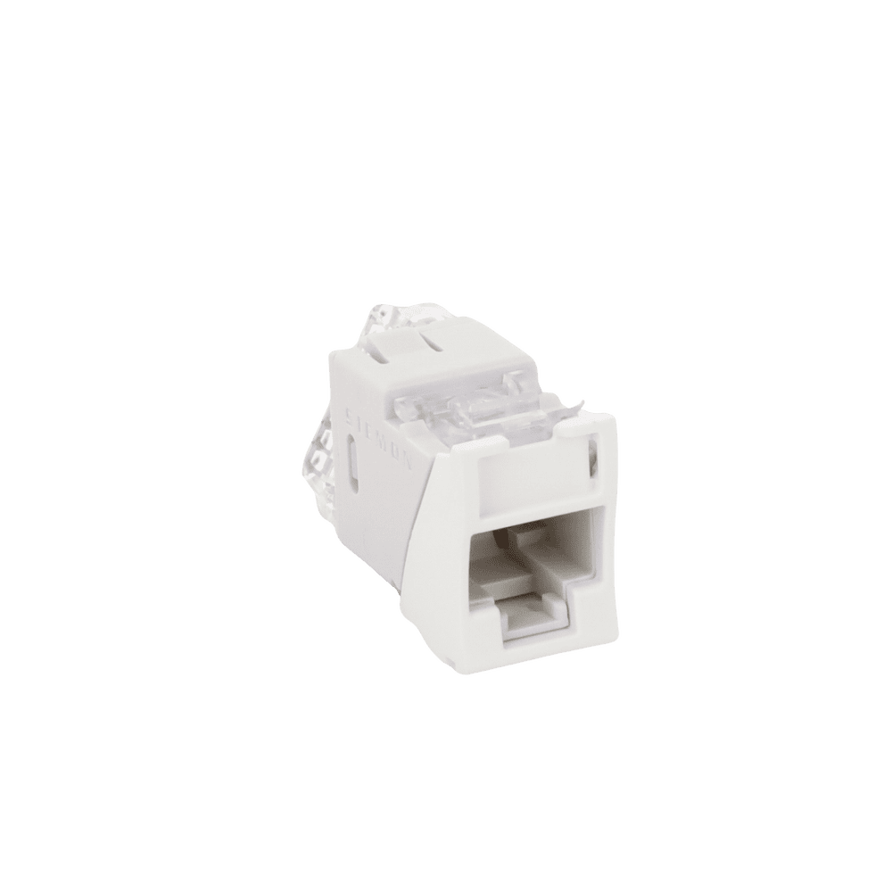 U6H02NS-AD-4-l Jack Ultramax Cat6, UTP, Montaje Híbrido en Placa de Pared (Plano y Angulado), Color Blanco, Punch Down U6-H02NS 5