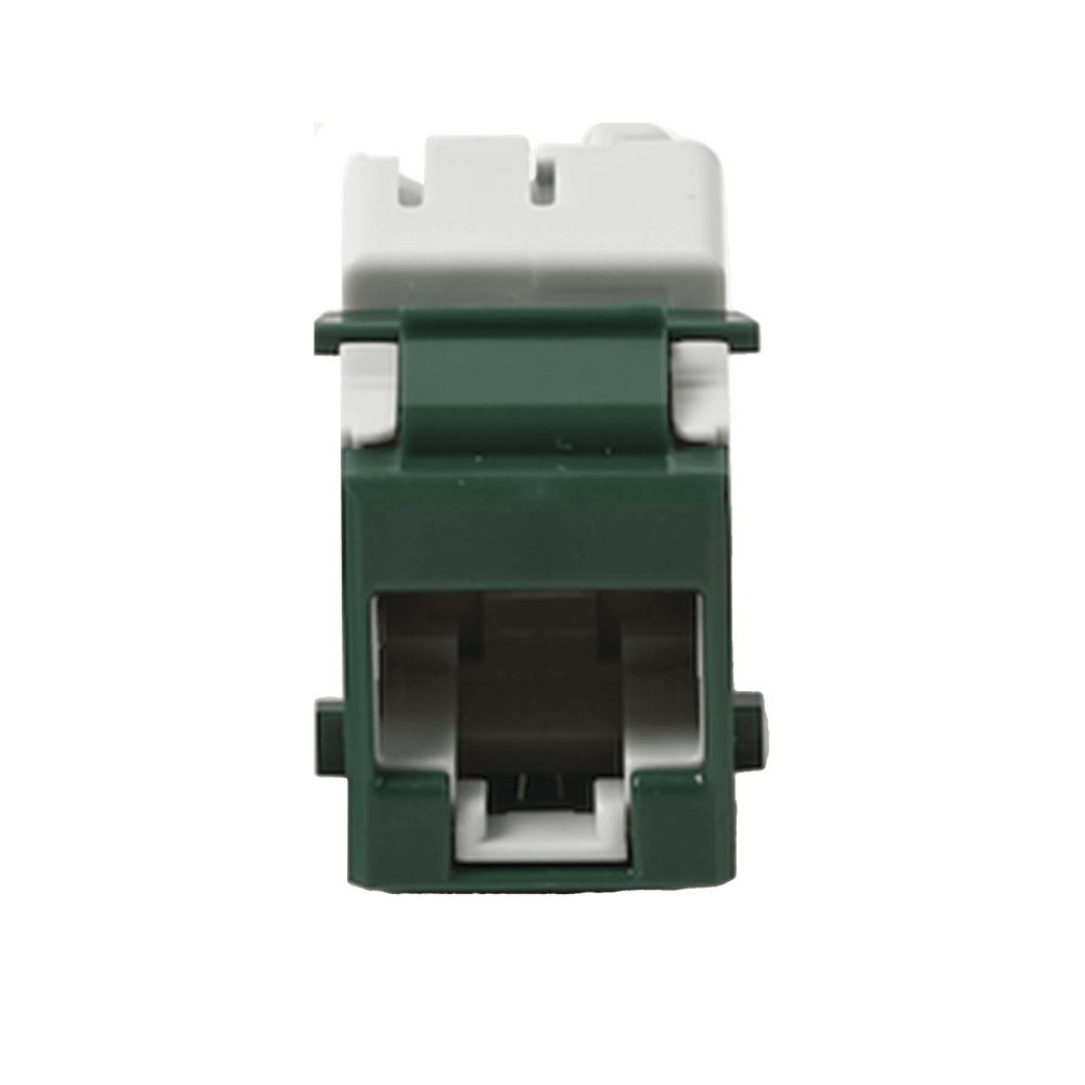 U6K07NS-l Jack Ultramax Cat6, UTP, Tipo Keystone, Color Verde, Punch Down U6-K07NS 1