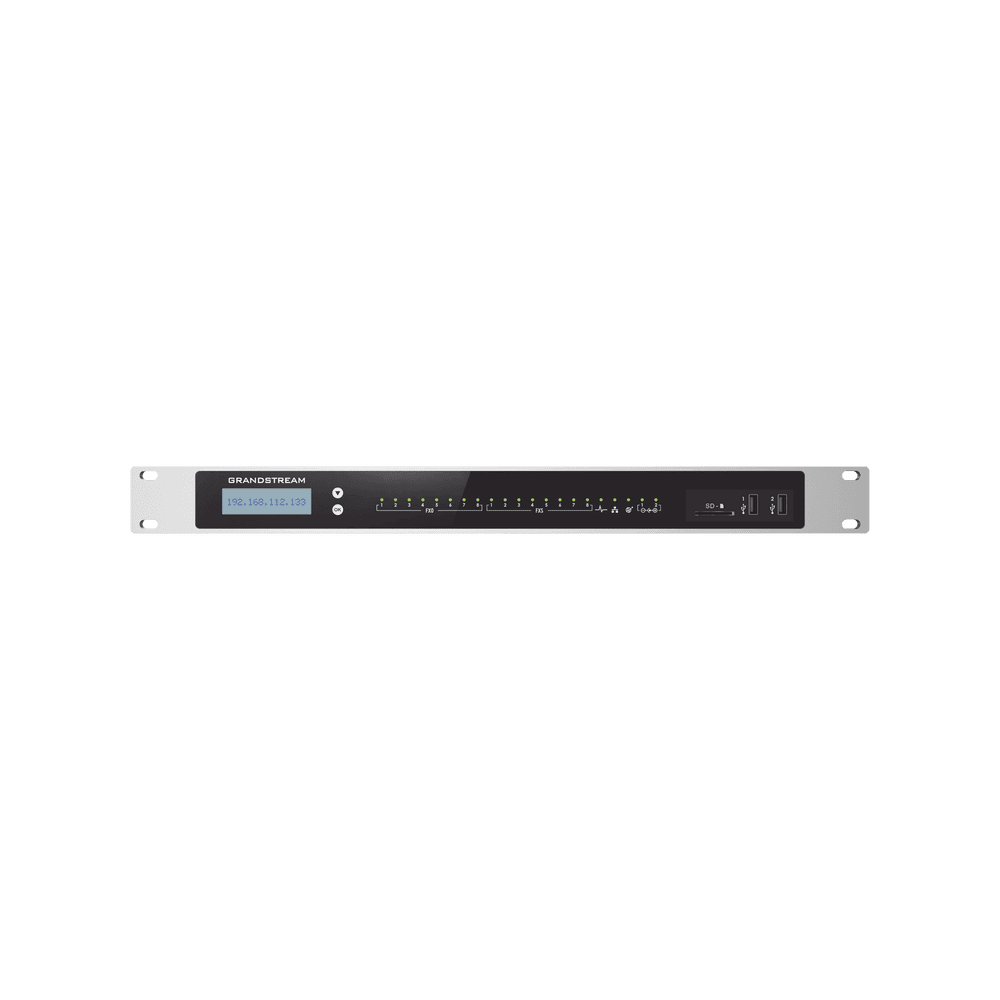 UCM6308-AD-1-l Conmutador IP-PBX para hasta 3000 usuarios y 450 llamadas simultaneas, 8FXO, 8FXS, para solución de comunicaciones unificadas y colaboración UCM6308 2