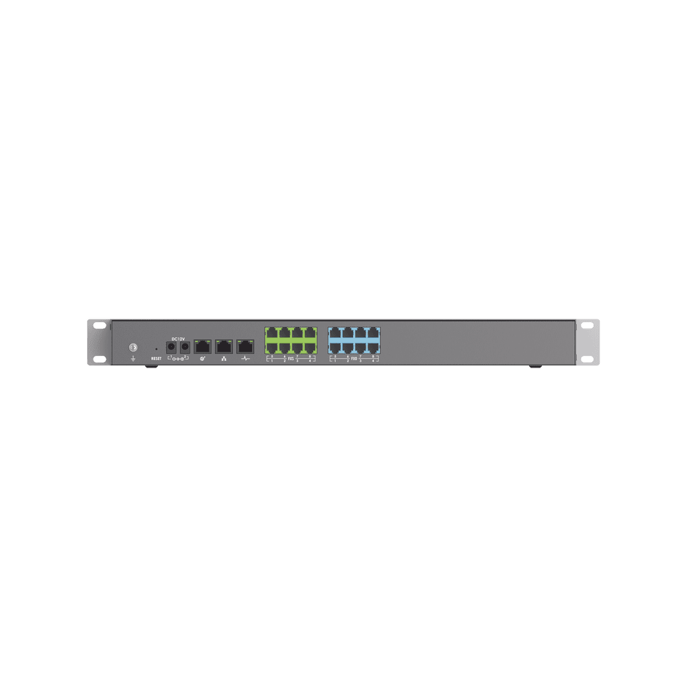 UCM6308-AD-2-l Conmutador IP-PBX para hasta 3000 usuarios y 450 llamadas simultaneas, 8FXO, 8FXS, para solución de comunicaciones unificadas y colaboración UCM6308 3