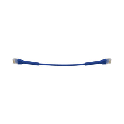 UniFi Ethernet Patch Cable Cat6 de 22 cm (8.66 pulgadas), Color Azul