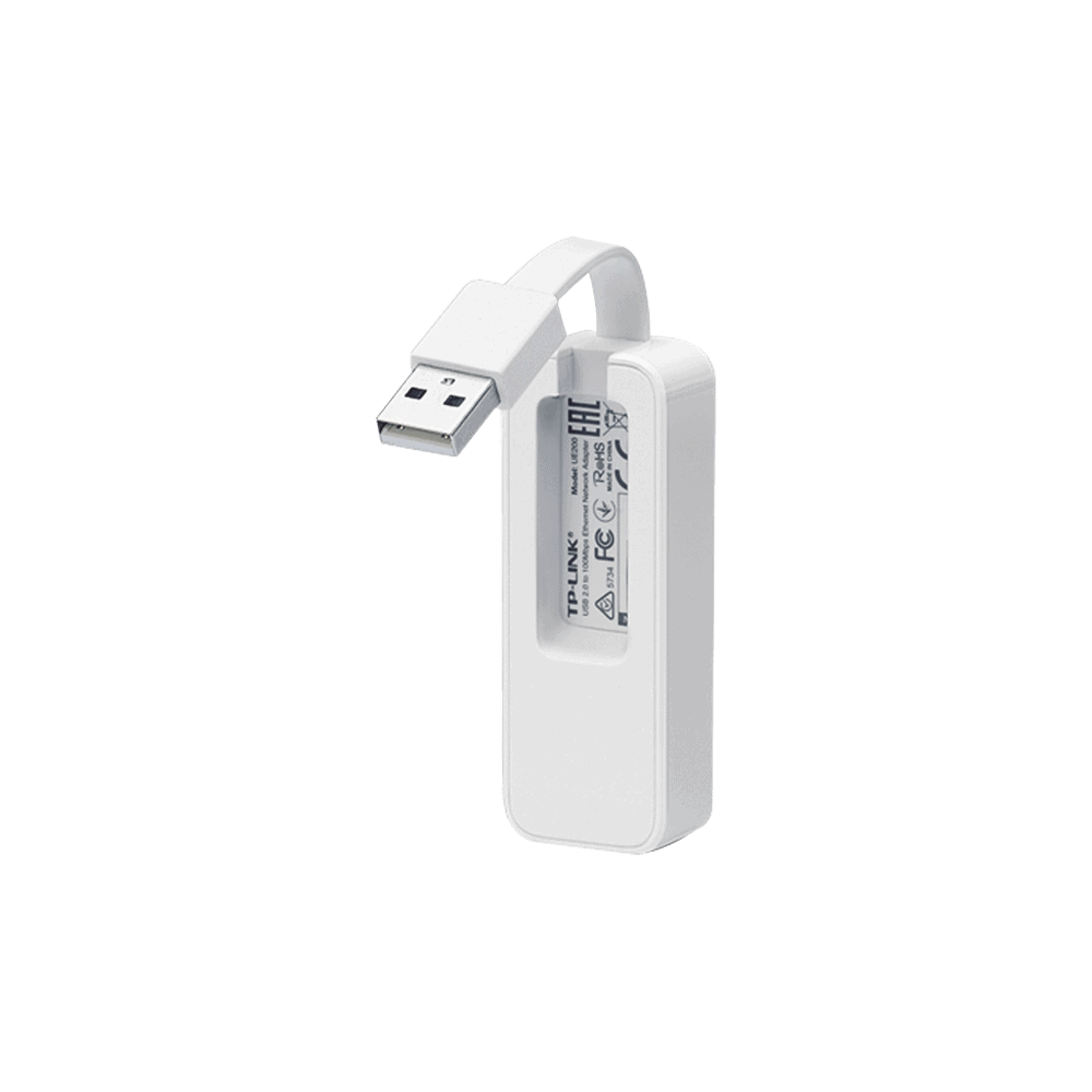 UE200-AD-2-l Adaptador de red Ethernet USB 2.0 a RJ45 100Mbps UE200 3