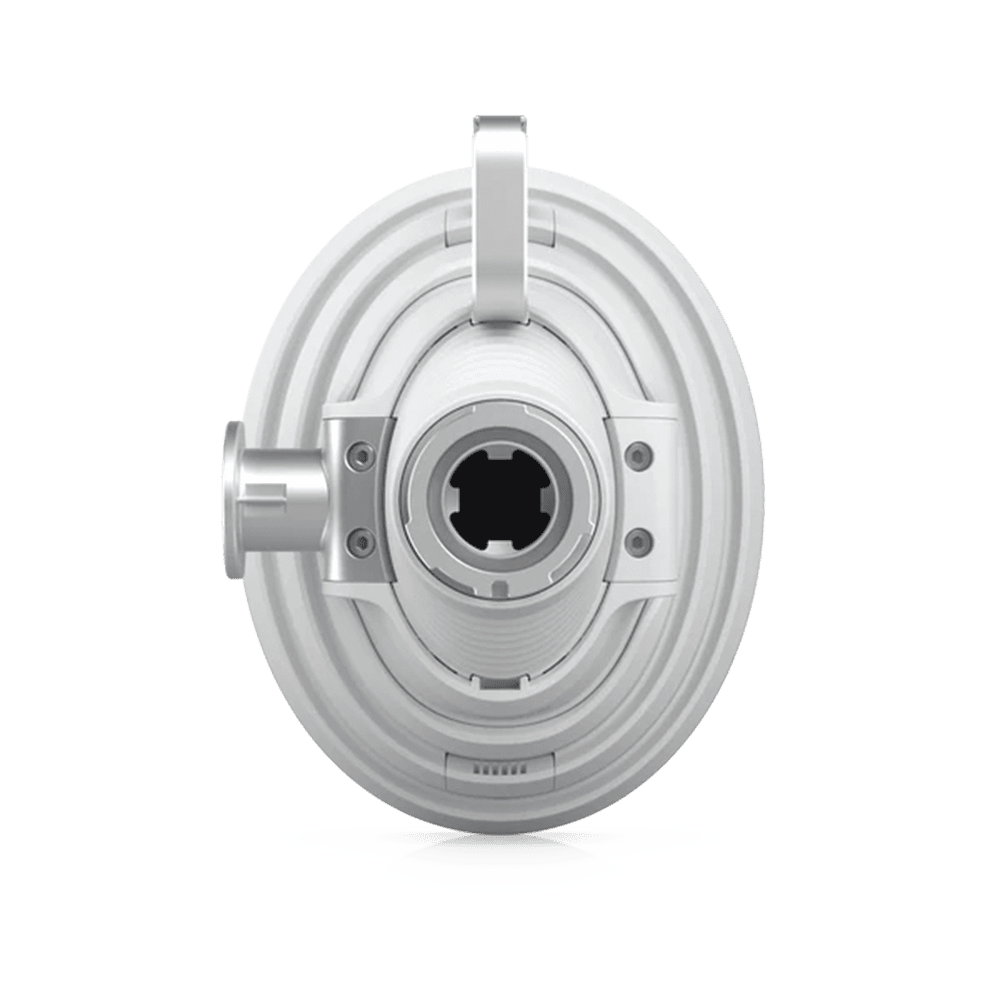 UISPHORN-AD-2-l Antena Sectorial 30° tipo Horn para Multipunto, 19.5 dBi. Rango extendido 5.15 - 6.875 GHz. Alto aislamiento al ruido. Compatible solo con AF5XHD, RP5ACGEN2 y LTURocket UISP-HORN 6