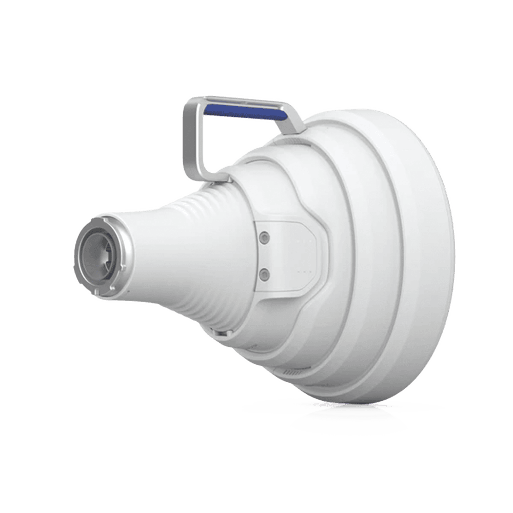 UISPHORN-AD-3-l Antena Sectorial 30° tipo Horn para Multipunto, 19.5 dBi. Rango extendido 5.15 - 6.875 GHz. Alto aislamiento al ruido. Compatible solo con AF5XHD, RP5ACGEN2 y LTURocket UISP-HORN 7