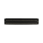 Patch Panel Ultramax. UTP, Precargado con Jacks Cat6, 48 Puertos, Plano, 2U UP6F248LRS-l