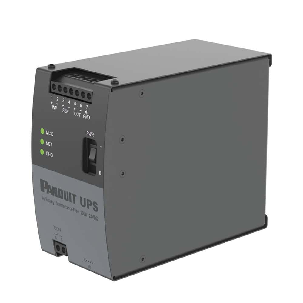 UPS00100DC-LAT-DER-l UPS Industrial de 100 Watts, 24 Vcd de Entrada, Instalación en Riel DIN Estándar de 35mm, Temperatura de operación de -40 a 60 ºC UPS00100DC 4