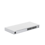 UniFi Switch USW-24-POE Gen2, Capa 2 de 24 puertos (16 puertos PoE 802.3af/at + 8 puertos Gigabit) + 2 puertos 1G SFP, 95W, pantalla informativa USW24POE-AD-7-l
