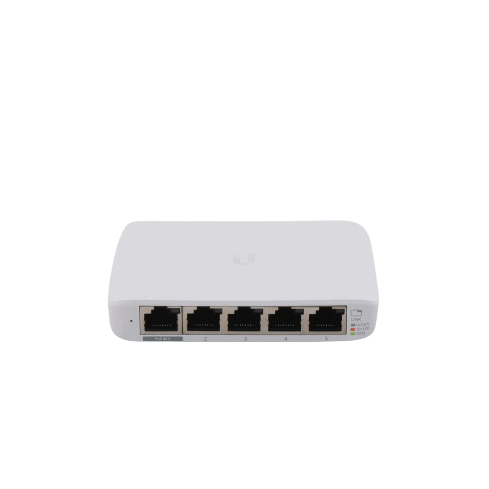 USWFLEXMINI-AD-4-l Switch UniFi Administrable Compacto de 5 Puertos 10/100/1000 Mbps, soporta entrada de PoE 802.3af/at USW-FLEX-MINI 5