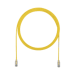 Cable de Parcheo TX6, UTP Cat6, Diámetro Reducido (28AWG), Color Amarillo, 1.52 Metros (5 Pies) UTP28SP5YL-l