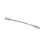 Cable de Parcheo TX6, UTP Cat6, Diámetro Reducido (28AWG), Color Azul, 20.2 cm (8 Pulgadas) UTP28SP8INBU-AD-2-l