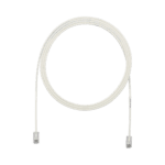 Cable de Parcheo UTP Cat6A, CM/LSZH, Diámetro Reducido (28AWG), Color Blanco Mate, 0.91 Metros (3 Pies) UTP28X3-l