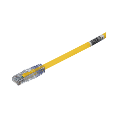 Cable de Parcheo UTP, Cat6A, 24 AWG, CM, Color Amarillo, 9.14 Metros (30 Pies)