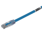 Cable de Parcheo UTP, Cat6A, 24 AWG, CM, Color Azul, 0.91 Metros (3 Pies) UTP6AX3BU-AD-3-l