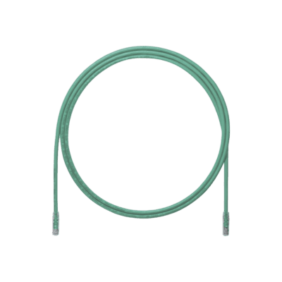 Cable de Parcheo UTP, Cat6A, 24 AWG, CM, Color Verde, 0.91 Metros (3 Pies)