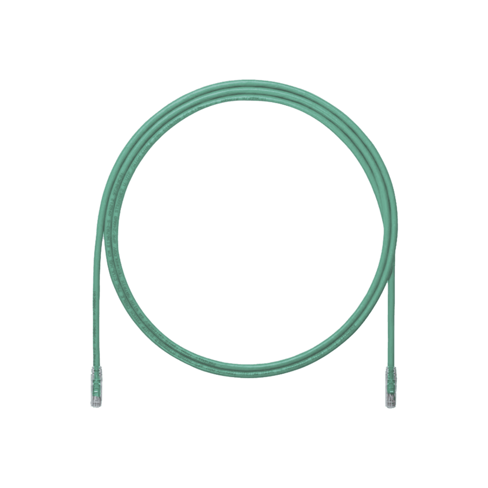 UTP6AX3GR-l Cable de Parcheo UTP, Cat6A, 24 AWG, CM, Color Verde, 0.91 Metros (3 Pies) UTP6AX3GR 1