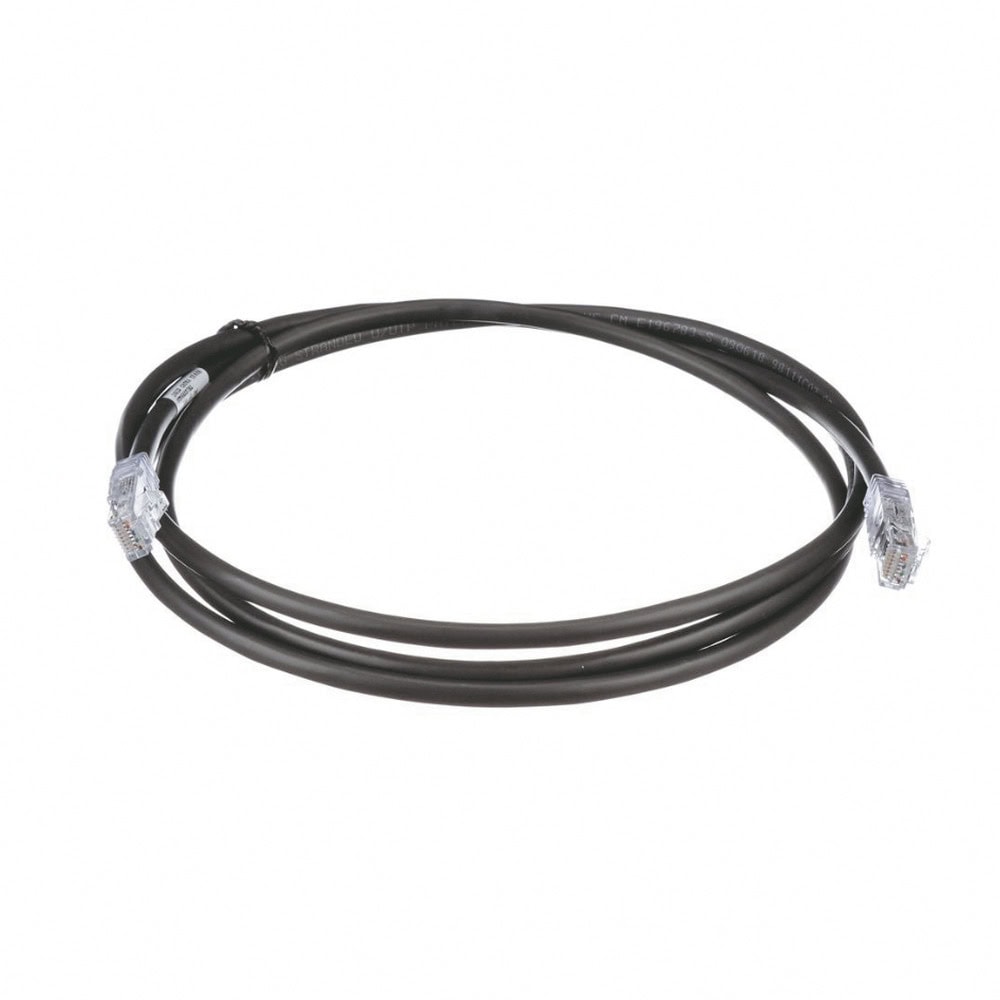 UTP6AX7BL-l Cable de Parcheo UTP, Cat6A, 24 AWG, CM, Color Negro, 2.13 Metros (7 Pies) UTP6AX7BL 1