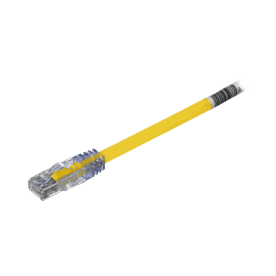 Cable de Parcheo UTP, Cat6A, 24 AWG, CM, Color Amarillo, 2.13 Metros (7 Pies)