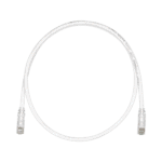 Cable de Parcheo TX6, UTP Cat6, 24 AWG, CM, Color Blanco Mate, 9.14 Metros (30 Pies) UTPSP30Y-l