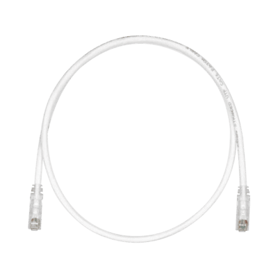 Cable de Parcheo TX6, UTP Cat6, 24 AWG, CM, Color Blanco Mate, 9.14 Metros (30 Pies)
