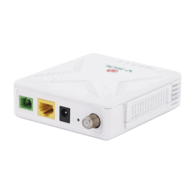 ONU Dual GPON/EPON con 1 Puerto SC/APC + 1 puerto LAN Gigabit + 1 puerto CATV