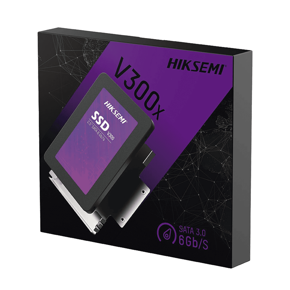 V300X_1TB-AD-3-l SSD PARA VIDEOVIGILANCIA / Unidad de Estado Solido / 1 TB / 2.5" / Alto Performance / Uso 24/7 / Compatible con DVR´s y NVR´s epcom / HiLook y HIKVISION (Seleccionados) / Incluye Base V300X/1TB 4