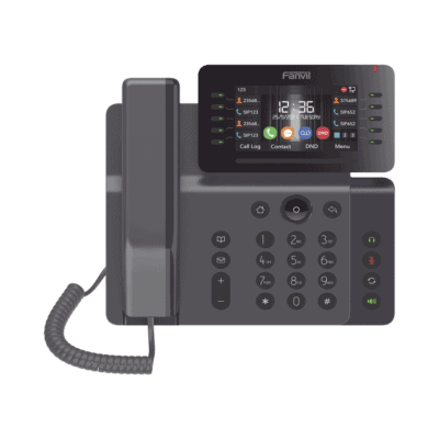 Teléfono IP Empresarial Esencial WiFi / Bluetooth, 20 líneas SIP, pantalla a color 4.3" ajustable, PoE, puertos Gigabit, conferencia local de 6 vías.