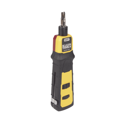 Herramienta Ponchadora de Impacto con Cuchilla para Paneles y Bloques de 66/110. Termina y Corta Cables CAT3, CAT5e y CAT6/6A en 1 paso