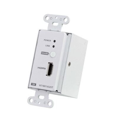 Transmisor HDMI | 4K a 40 metros | HDBaseT-Lite con placa de pared estadounidense/PoH