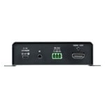Receptor HDMI HDBaseT-Lite con PoH | 4K a 35 m (Cat 5e/6) / 40 m (Cat 6a/ATEN 2L-2910 Cat6); 1080p a 60 m (Cat 5e/6) / 70 m (Cat 6a/ATEN 2L-2910 Cat6) | HDBaseT Clase B | PoH PD | VE802R-FRENTE-l