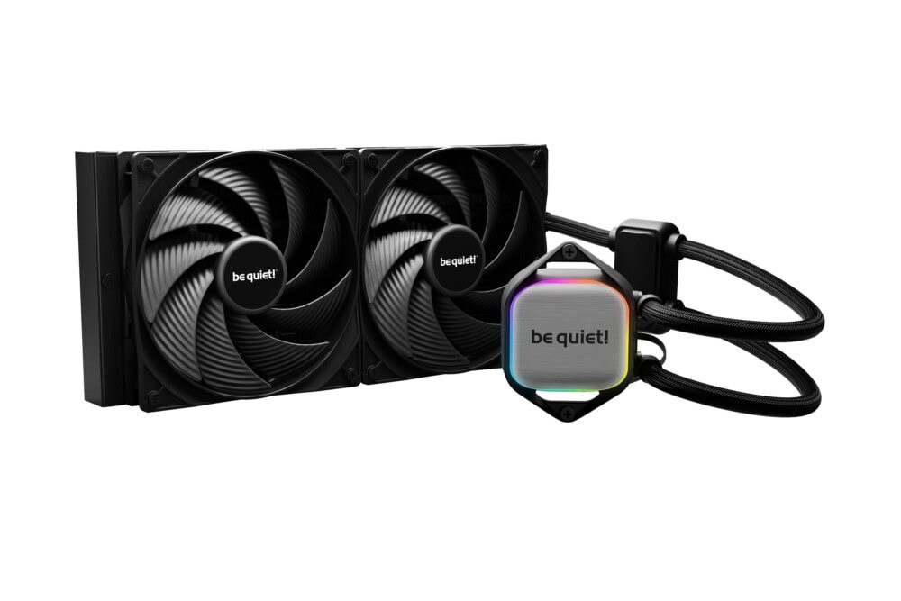 ENFRIADOR be quiet! Pure Loop 2 FX 280 mm BW018 es una unidad de refrigeración por agua todo en uno silenciosa y de alto rendimiento, con iluminación ARGB BW018 1