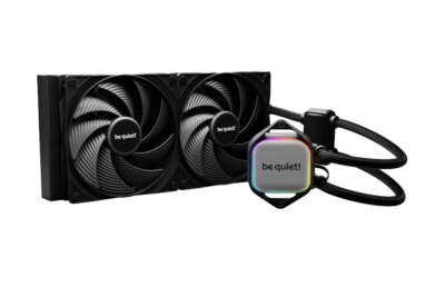ENFRIADOR be quiet! Pure Loop 2 FX 280 mm BW018 es una unidad de refrigeración por agua todo en uno silenciosa y de alto rendimiento, con iluminación ARGB