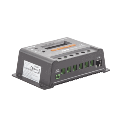 Controlador Solar de Carga y Descarga PWM 12/24V 20A con Display, Parámetros Configurables