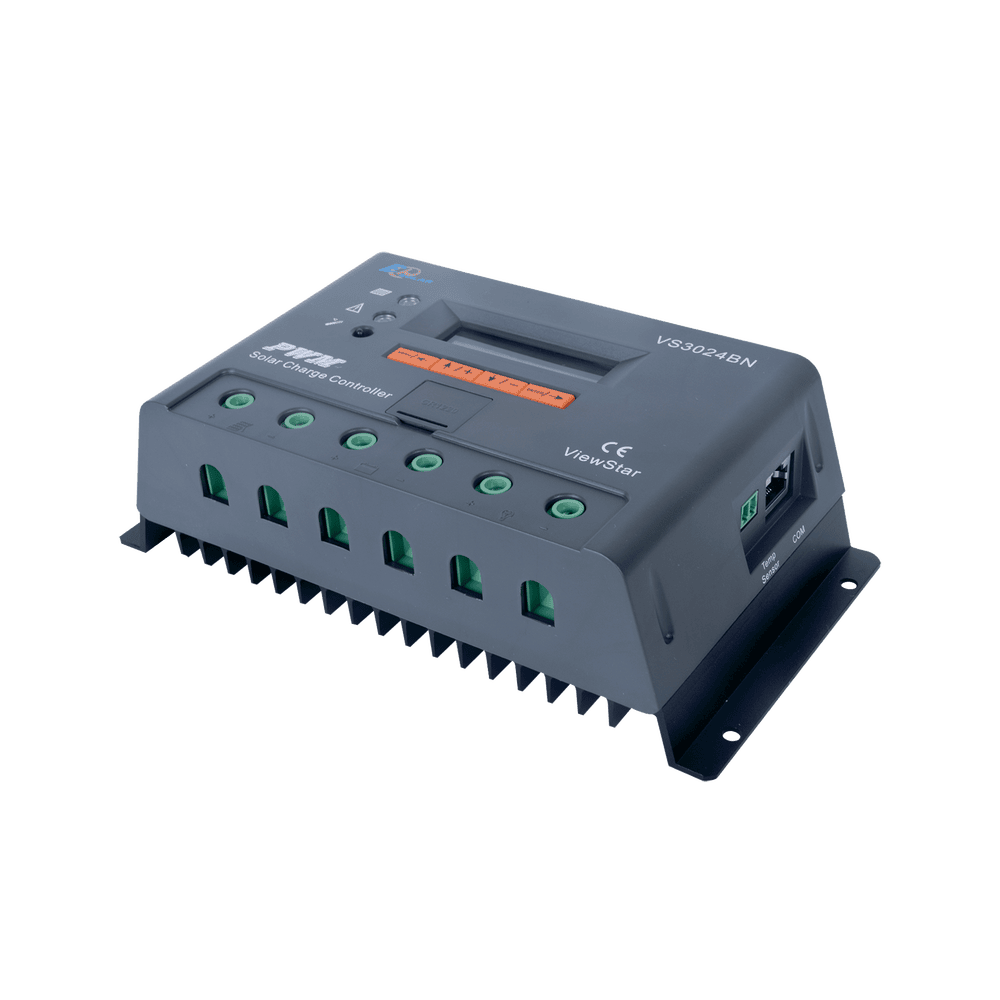 VS3024BN-l Controlador Solar de Carga y Descarga PWM 12/24V 30A con Display, Parámetros Configurables VS-3024-BN 1
