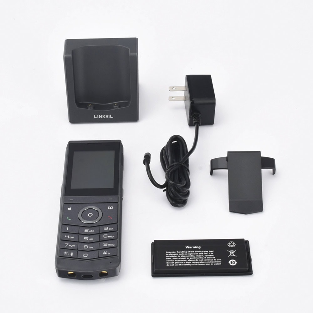 W611W-AD-8-l-1 W611W es un teléfono IP Wi-Fi portátil, Resistente, Moderno diseñado para aplicaciones de comunicación móvil. W611W 9