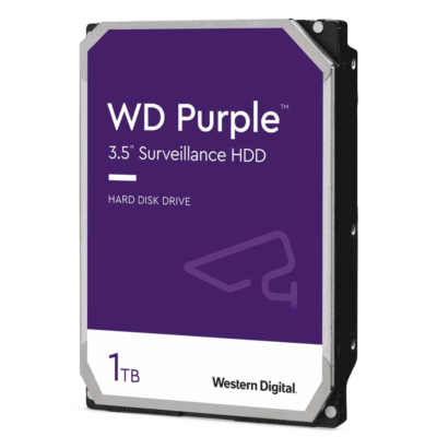 Disco Duro Purple de 1 TB / 5400 RPM / Optimizado para Soluciones de Videovigilancia / Uso 24-7 / 3 Años de Garantia