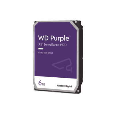 Disco Duro PURPLE de 6TB / 3 AÑOS DE GARANTÍA / Para Videovigilancia