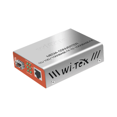 Convertidos de medios / 1 puerto RJ45 100/1000 Mbps PoE Out 802.3af/at / 1 SFP 1000Mbps / hasta 25 Km
