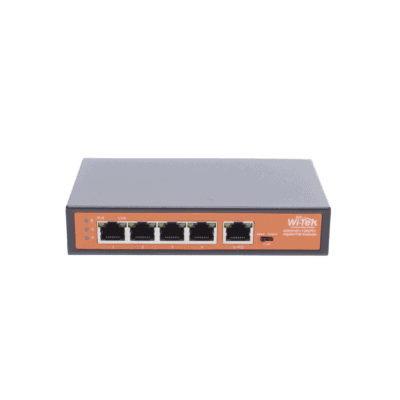 Extensor PoE / Entrada hasta 90 W / 4 puertos Gigabit PoE salida 802.3 af/at / Extensor PoE hasta 250 m / No administrable
