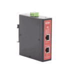 Splitter PoE IN hasta 90 W / Salida DC 12v/16V/24v o 48V / Carcasa metálica / Industrial soporte para riel DIN / Aplicaciones CCTV WIPOE55SBTIDC-LAT-DER-l